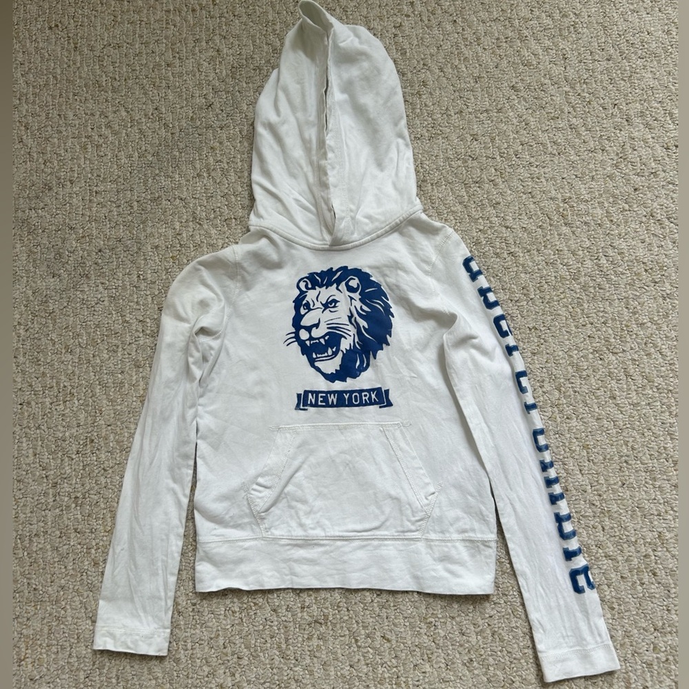 boys abercrombie long sleeve with hood